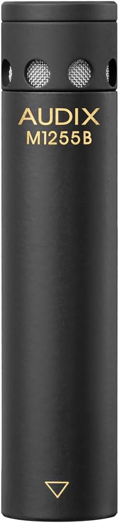 AUDIX M1255B Miniature High-Output Cardioid Condenser - Great for Recording Choirs and Broadcasting