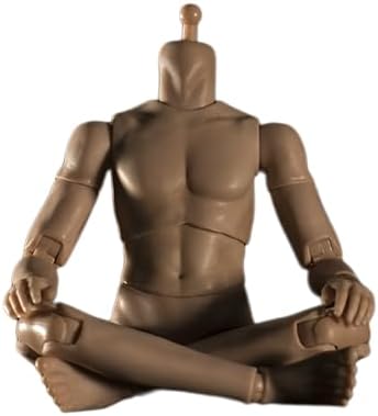 1/12 Scale Male Body,6inch Male Joint Flexible Strong Muscular Soldier Action Figure Body Collection (Suntan Skin)