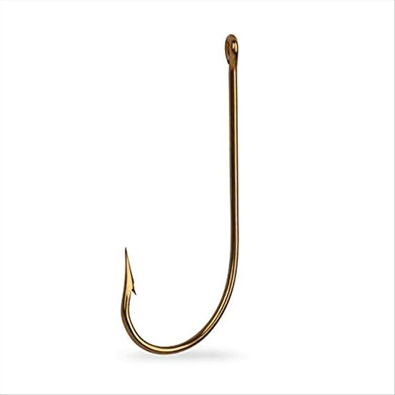 Mustad 3366 Classic Sproat Large Ring Hook (100-Pack)