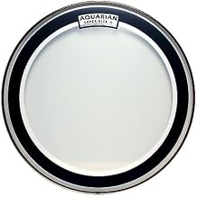 Aquarian Drumheads SKPII20BK Super-Kick II Prepack 20-inch Bass Drum Head, gloss black