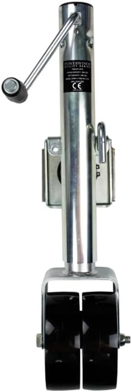 1500lb Bolt-On Double Wheel Utility Jack by Powerwinch