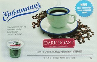 Entenmanns Coffee Single Serve Dark Roast, 10 ct