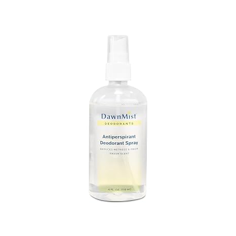 Dukal PSD40 Dawn Mist Antiperspirant Deodorant, 4 oz, Pump Spray, Pack of 48