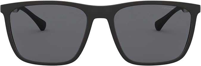 Emporio Armani mens Ea4150 Rectangular Sunglasses