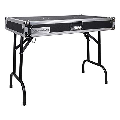 Sound Town DJ Table, Plywood, 36-inch x 21-inch STDJT-36W
