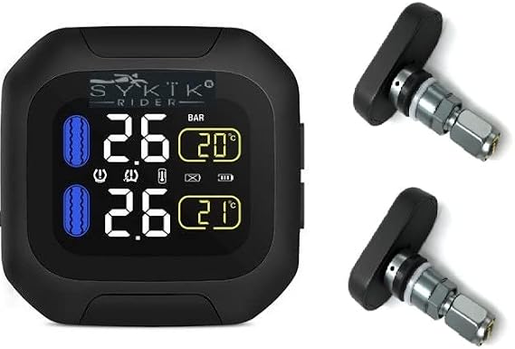 Sykik Rider SRTP400 Internal tire TPMS for Motorcycles (8 mm)