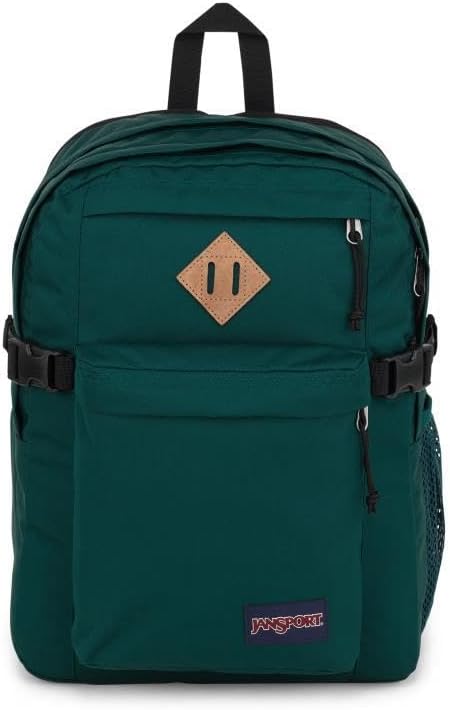 JanSport Unisex Main Campus Backpack Deep Juniper Unit size Casual