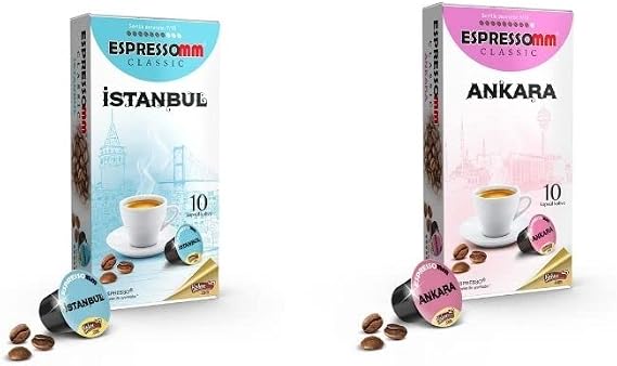 Espressomm® Classic Karışık İstanbul&Ankara Kapsül Kahve (10 Adet) - Nespresso® Uyumlu*