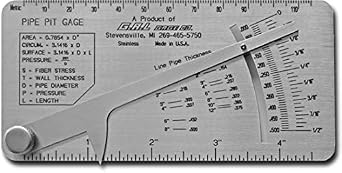 Pipe Pit Gage GAL-17