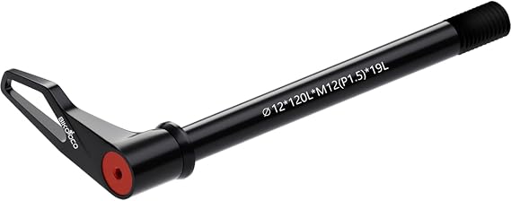 Bike Thru Axle Adapter - Adaptor for 1.5mm Bike Hub Thru-Axle Quick Release Thru-Axle for Supercharged Forks W/Handle - 12mm X 120mm/ 123mm/ 165mm/ 171mm/ 175mm