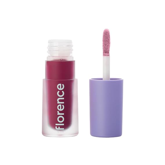 florence by mills Be A VIP Velvet Liquid Lipstick, We Stan (berry), 0.13 oz/ 3.8g