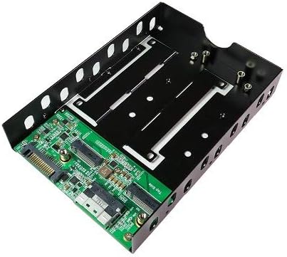 SlimSAS 8i to M.2 Dual Ports Adapter for Broadcom MegaRAID & HBA Tri-Mode & NVMe Switch High-Speed M.2 Converter for Dual NVMe SSDs