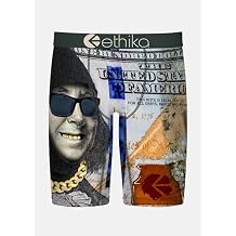 Ethika Men's Staple Boxer Brief, 4-Way Stretch with Signature Waistband, No Ride-Up Comfort - The Feds