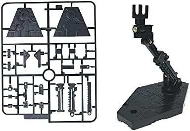 Universal Model Mount Action Base Display Stand for SD BB 1/100 1/144 Gundam Saint Cloth Figures - Black