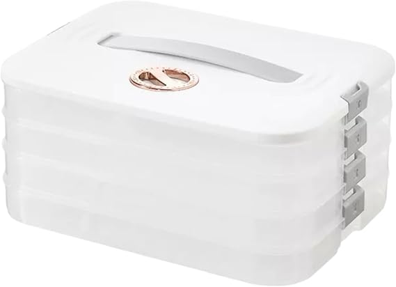 4-layer Cookie Containers,Cookie Carrier, Dumpling Box,Food Storage Containers