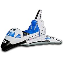Aeromax Junior Space Explorer Inflatable Space Shuttle White, 3 And Up