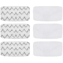 6 Pack 1543A Steam Mop Pads for Bissell PowerFresh Vac & Steam 2747A, Bissell Symphony Pet Steam Mop Pads 1132 1543 1652 1252 1606670 1543A 1632 1132A 1530 11326