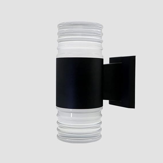 5.1/6.7in Outdoor Wall Lamp Acrylic Double Head Up and Down Luminous Garden Lamp Wall Hanging Lamp of Villa Porch Simple Rust Proof Waterproof Aisle Wall Sconces