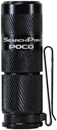 MAXXEON MXN00390 - Flashlight Keychain, SearchPoint Poco, Rechargeable, USB-C, 2' x 0.75' x 0.75'