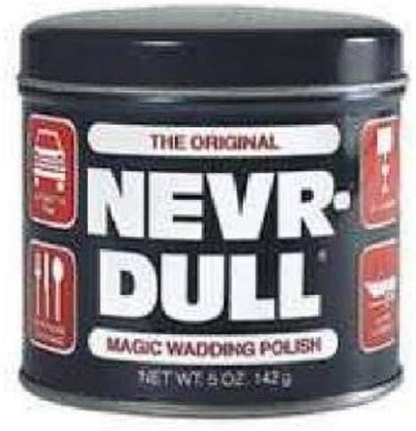 Original Nevr-Dull Model L 5 oz Magic Wadding Metal Polish - Quantity 2