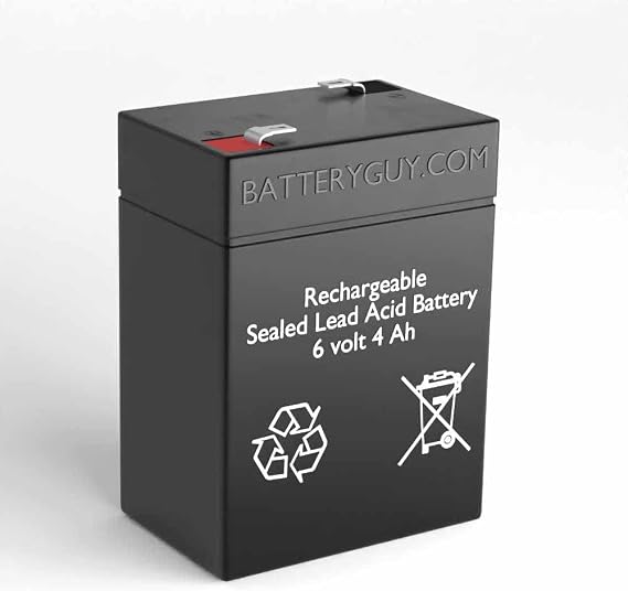 BatteryGuy RB640 Replacement 6V 4.5Ah SLA Battery Brand Equivalent (Rechargeable) - Qty of 1