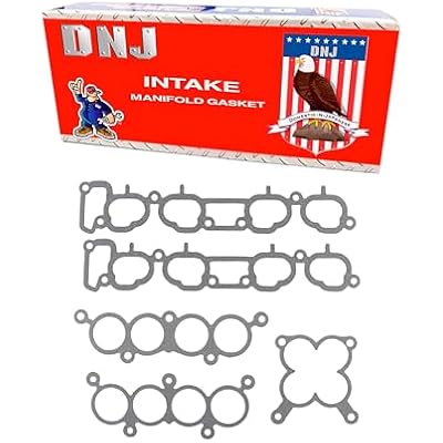 DNJ IG607 Intake Manifold Gasket Set for 1989-1997 Nissan 240SX, Axxess, D21 2.4L L4 12V SOHC 2389cc