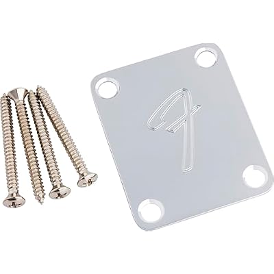 Fender F Neckplate Chrome