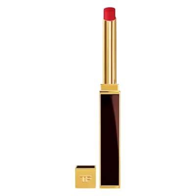Tom Ford Slim Lip Color Shine Lipstick - 156 Final Bow Bright Red with Blue Undertones - .03 oz  .9 g