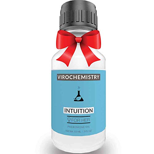 Pheromones For Women INTUITION - Elegant, Ultra Strength Organic Fragrance Body Perfume Oil 15mL Concentrate [Human Grade Pheromones to Attract Men]