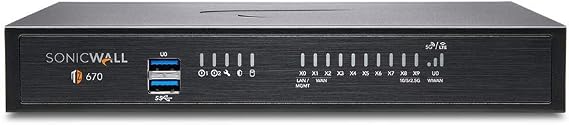 SonicWall TZ670 SecureUpgradePlus | 3YR Essential Edition | TZ670 Gen7 Firewall with 3 Year Essential Protection Service Suite | Wi-Fi Unit with Next-Gen Protection and Fast Networking (02-SSC-5660)