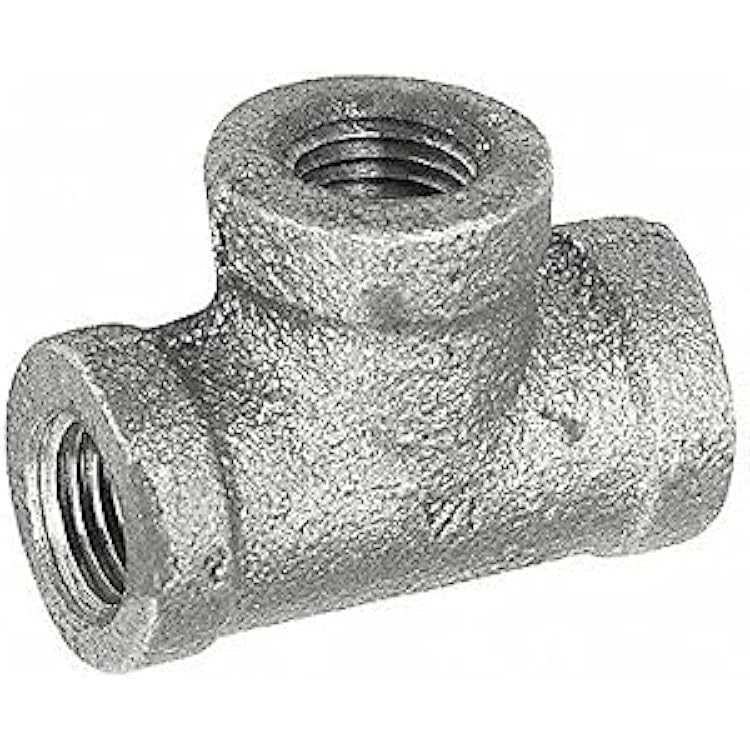 BK Products 3/4 in. FPT x 3/4 in. Dia. FPT Galvanized Malleable Iron Reducing Tee