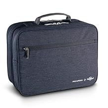 Ricardo Beverly Hills Essentials 5.0 Deluxe Travel Organizer with Polygiene StayFresh, Odor-Controlling Toiletry Bag, Airplane Travel Essentials & Bag Organizer, Vacation and Cruise Gear, 12" High
