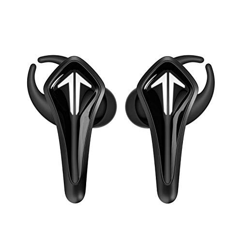 Saramonic GamesMonic Bluetooth 5.0 Wireless TWS Earbuds with Built-in Mic, Charging Case, IPX5 Water Resistance, Premium Sound & Enhanced Bass SR-BH60-B, Black