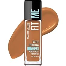 Maybelline New York Fit Me Matte Plus Poreless Foundation, Warm Coconut, 1 Fluid Ounce