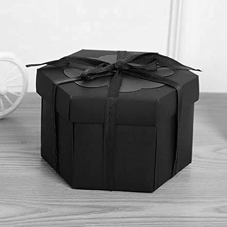 Explosion Gift Box, DIY Photo Album Gift Box Surprise Exploding Love Box Love Memory Exploding Picture Box for Valentines Day Gift, Anniversary, Wedding, Birthday Gift(#1)