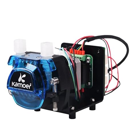 Mini peristaltic dosing Pump 12V 24V Easy to Operate Kamoer Stepper Motor Variable Speed with Drive Board Installed 146~230 mL/min