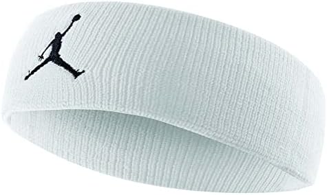 NIKE AIR JORDAN 3-D Jordan Headband, One Size, White