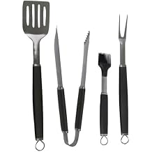 Brinkmann New 812-9028-S BBQ Tool Set with Plastic Handles