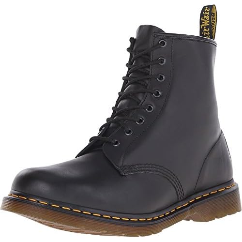 Dr. Martens, 1460 Original 8-Eye Leather Boot for Men and Women, Black Nappa, 12 US Women11 US Men