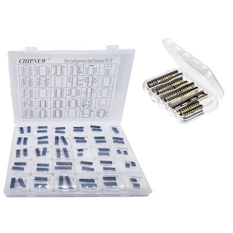 IC Kit + DIP Gold Plated Sockets Combo Pack