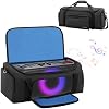 Carrying Case Compatible with JBL PartyBox On The Go Speaker, Travel Storage Shoulder Bag Portable Party Speaker Carry Tote Bag Fits for JBL PartyBox On-The-Go Essential and Accessories (Only Bag)