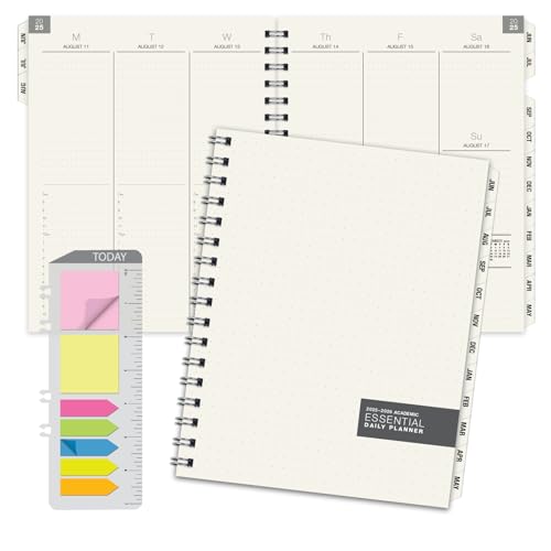 Global Printed Products Essential 7x9 Monthly & Weekly 2025-2026 Planner - 7 x 9 - June 2025 Through July 2026