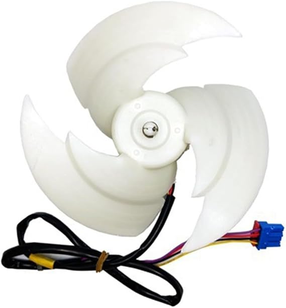 For LG Refrigerator Condenser Fan Motor EAU63103302 | DC 12V Cooling Fan for LG Fridge | Quiet Low Noise Replacement Part | For Easy Install | White