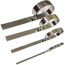1 Meter 304 Stainless Steel Foil Strip Roll Narrow Strip Width 20/50/100mm Thick 0.1mm 0.2mm 0.25mm 0.3mm 0.4mm 0.5mm(Thickness 0.1mm,Width 20mm)