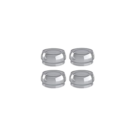 IQ-Rhein Equator Retentive Caps Standard, Clear 1.8kg/3.9lbs (4-Pack)