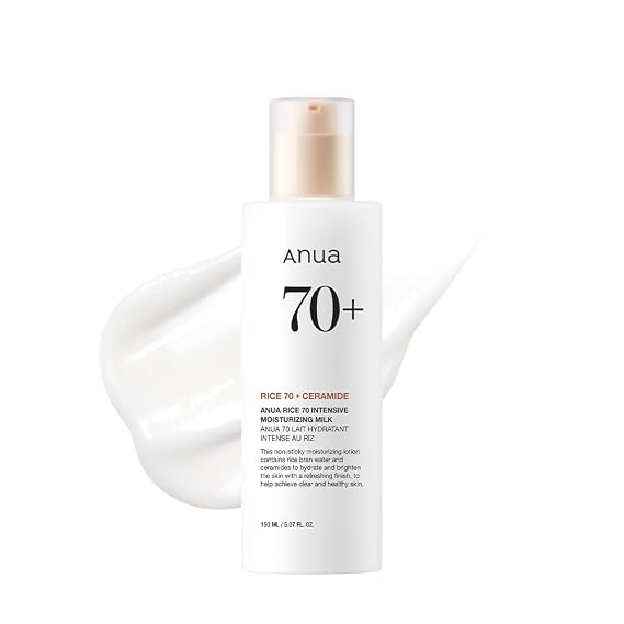 ANUA Rice 70 Intensive Moisturizing Milk, 5.07 fl.oz