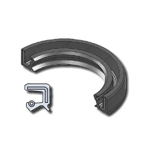 EAI Oil Seal 32mm X 40mm X 7mm 2 PCS TC Double Lip wSpring. Metal Case wNitrile Rubber Coating