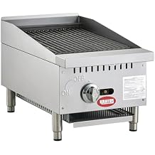 Kratos Commercial Range, 15"W Gas Countertop Radiant Charbroiler, 37,000 BTU (29Y-178)