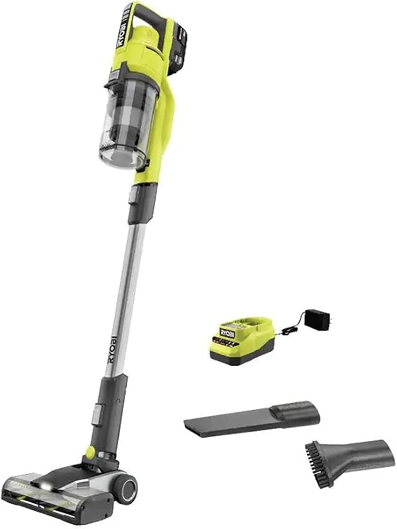Pacroban ONE+ 18V Cordless Stick Vacuum Cleaner Kit with 4.0 Ah Battery and Charger