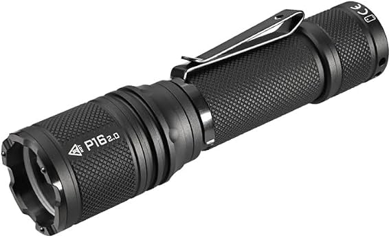 ACEBEAM P16 2.0 3000 High Lumens Flashlight, Tactical EDC Flashlight with Dual Tail Switch, 543M Long Range LED Flashlights with TIR Lens, Super Bright Flash Light for for Emergency, Home